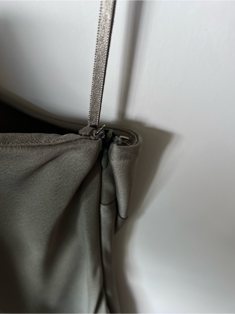 BHLDN Olive One-Shoulder Midi Dress - Picture 10 of 10